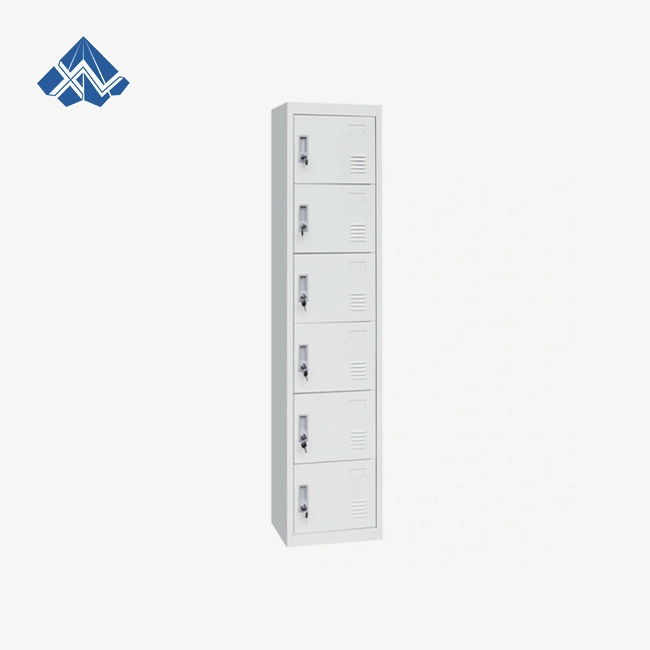 Single Column 6-door Steel locker